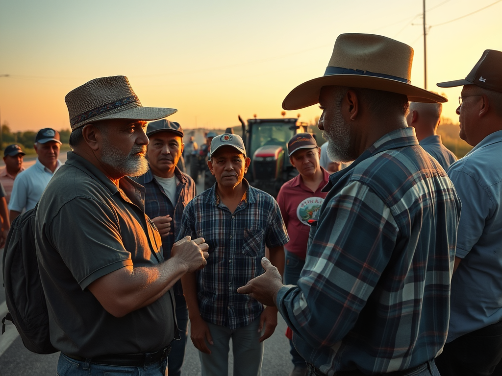 Campesinos levantan bloqueos carreteros tras protesta
